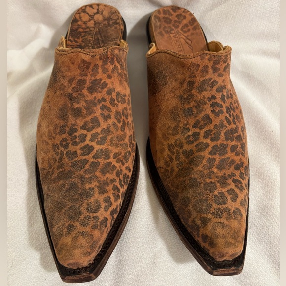 Overland Women's Marie Leather Mules size 10.5 - Picture 1 of 10